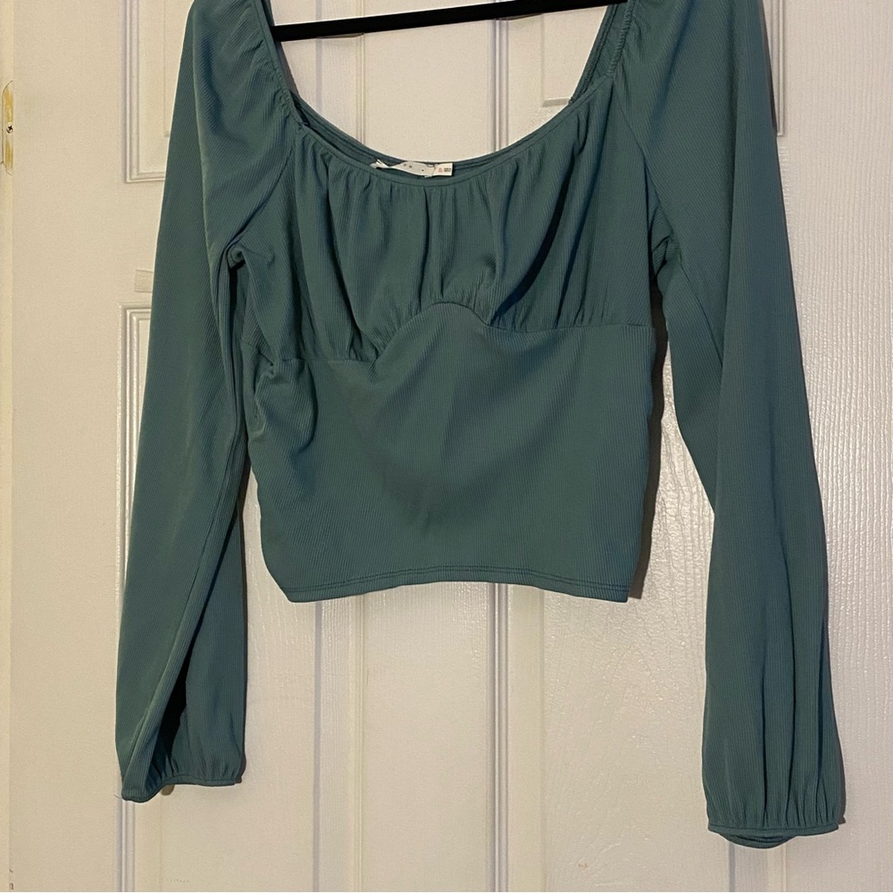 LUSH Top in Dusty Jade